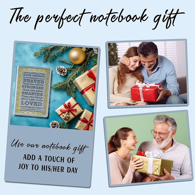 Grey A5 Lined Leather Journal Notebook,Inspirational Leather Journal Notebook for Men Women,200 Pages 100 Gsm Thick Ruled Paper Daily Diary for School,Travel,Business,Work (Grey)