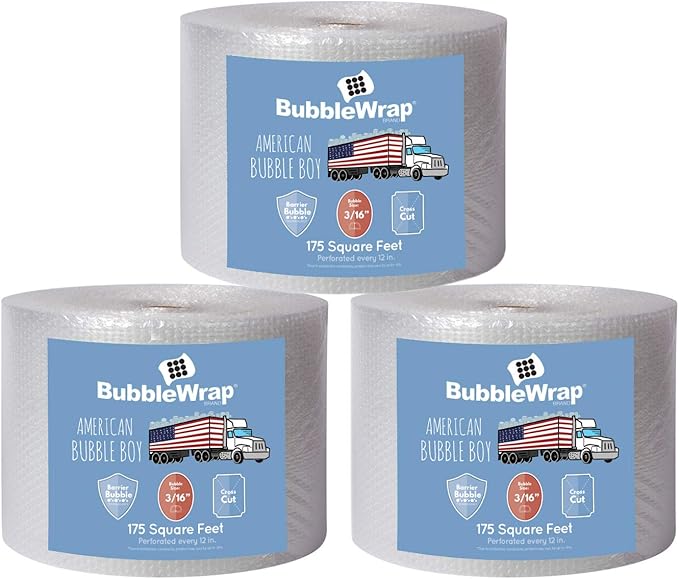 Bubble Wrap 525' **Bubble Bundle** for Packing, Shipping, Moving by American Bubble Boy
