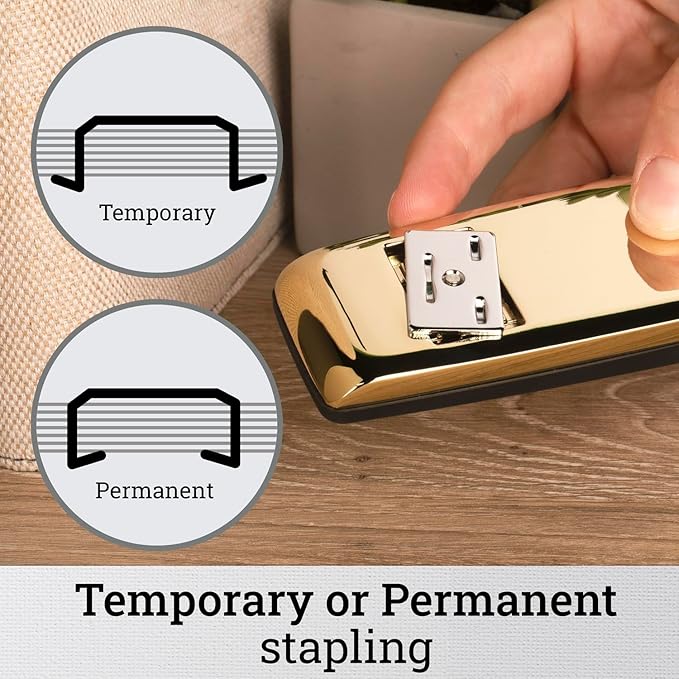 Swingline Stapler, 30 Sheet Capacity, 747 Business Stapler, Jam Free, Metal, Gold Chrome (74721)