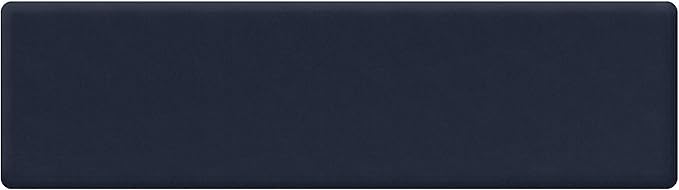 GelPro Anti Fatigue Nonslip Mat: Hard Floor Utility Mats for Garage, Patio and Kitchen - 20" x 72" x .5" - Leather Grain Navy