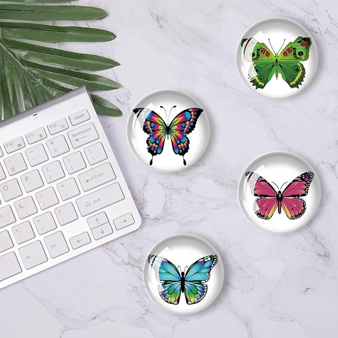 24Pcs Butterfly Push pins，Decorative Push Pins,Cute Push Pins,Thumb Tacks for Bulletin Board Office Organization or Home(24-Butterfly)
