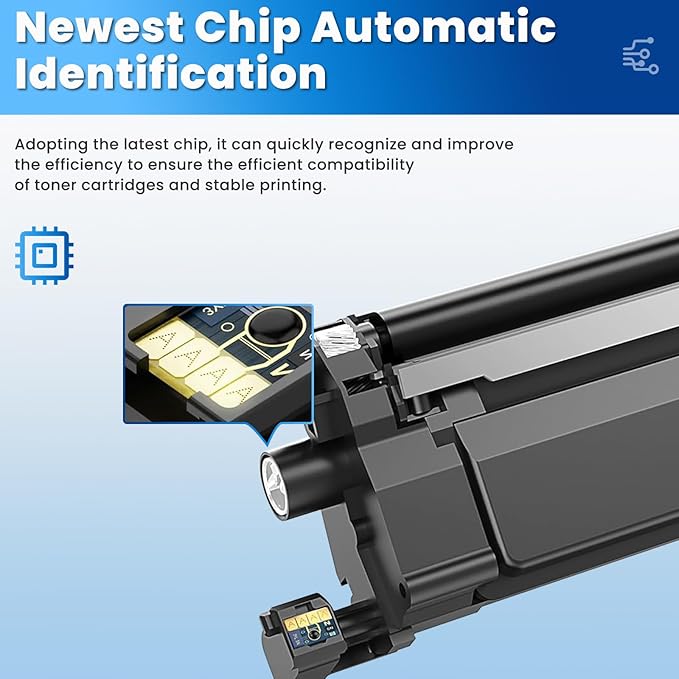 W2110A 206A Black Toner Cartridges for Laser Jet M283fdw M283cdw M255dw Compatible for HP 206A 206X W2110A Compatible with Color Laser Jet Pro MFP M283fdw M283cdw M283fdn Pro M255dw M255nw Printer