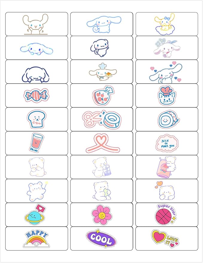 1" x2-5/8 Shipping Address Labels, Blank Mailing Labels, 30-UP White Self-Adhesive Name Tag Stickers for Inkjet and Laser Printer [500 Sheet 15000 Labels]