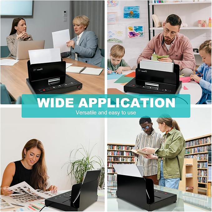 Binditek Thermal Binding Machine, 500-Sheet Capacity, 110V Heating, for A4/A5/Letter Documents, Universal Thermal Binding Machine, No Assembly Required