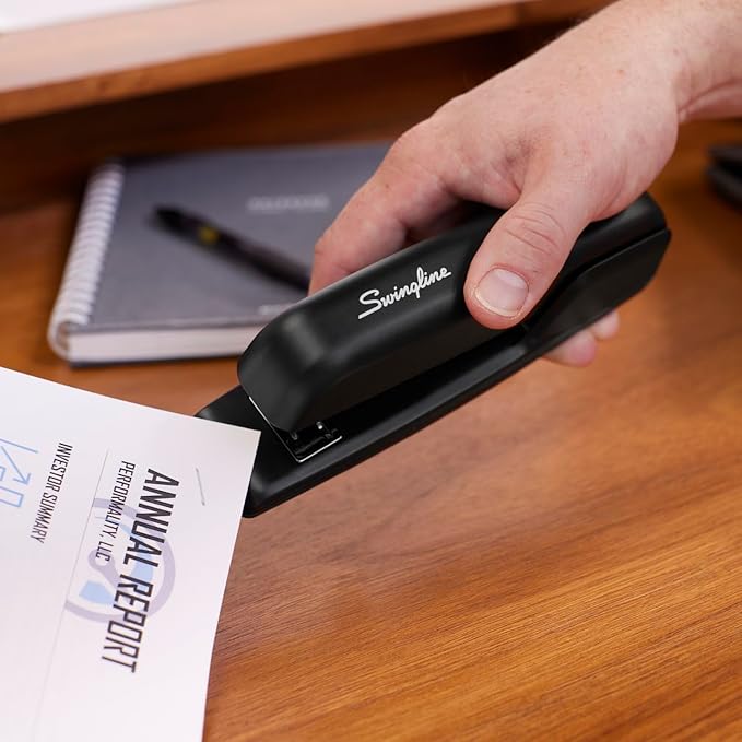 Swingline Stapler, 30 Sheet Capacity, 747 Business Stapler, Jam Free, Metal, Matte Black (S7074742)