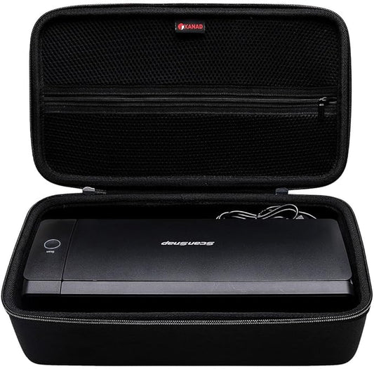 XANAD Hard Case for Fujitsu ScanSnap iX1300 or Doxie Pro DX400 Scanner USB Double-Sided Color Document-Scanner Carrying Storage Bag