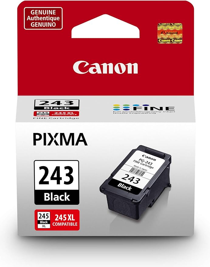 Canon PG-243/ CL-244 Ink Cartridge Multi-Pack | Compatible with Select Pixma Printers