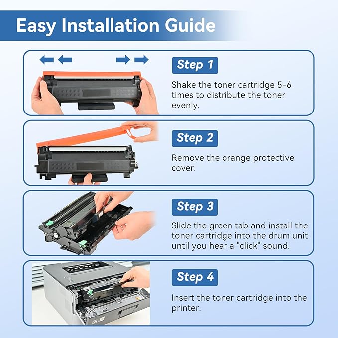MYTONER Remanufactured Toner Cartridge Replacement for Brother TN760 TN730 TN-730/TN-760 Black High Yield for MFC-L2690DW MFC-L2710DW MFC-L2717DW HL-L2350DW HL-L2395DW MFC-L2750DW Printer, 2-Pack