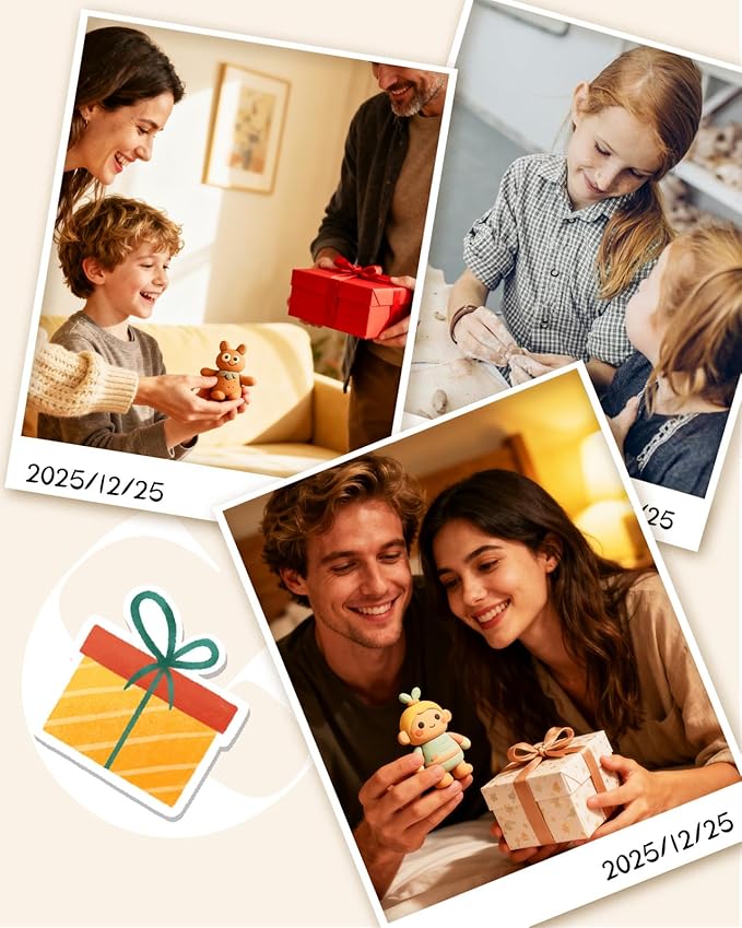 Air Dry Clay Kit for Adults & Kids with Exclusive Stamp | Extra Clay - Complete Sculpting Pottery Kit with Tools & Painting for DIY Ceramic Art, The Gift for Christmas & Thanksgiving