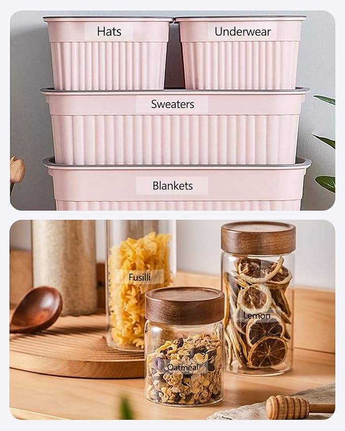 Tape Tze Tz Clear Compatible with 18mm 0.7 Laminated Brother P Touch Label Maker Tape TZe-141 TZe141 Label Tape for PT D400 D600 D610 P710BT, Black on Clear, 3/4 Inch x 26.2 Feet