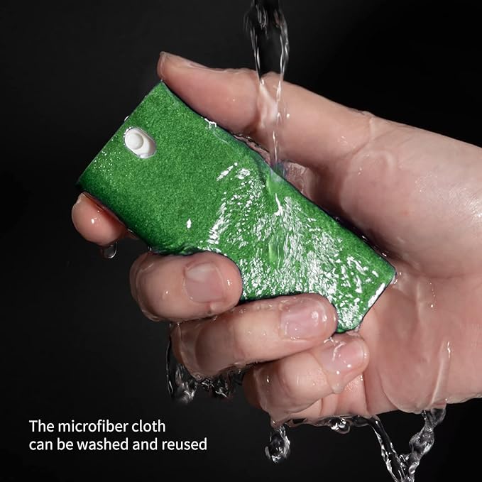 CLICK CLEAN Touchscreen Mist Cleaner, Screen Cleaner, All in One Screen Cleaner Spray with Microfiber and Phone Stand for All Phones, Laptop and Tablet Screens (Green)