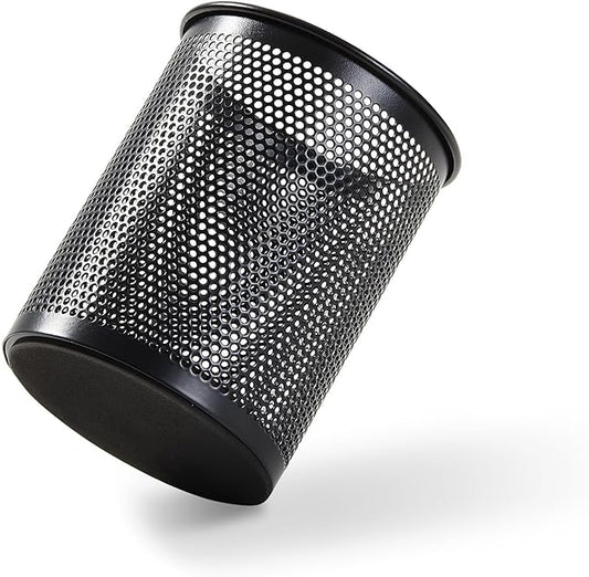 Comix Pen Holder Desk Organizer, Wire Mesh Pencil Cup with Foam Pad and Non-Slip Bottom Office Supplies Desk Accessories for Home Office School, 1 Pack