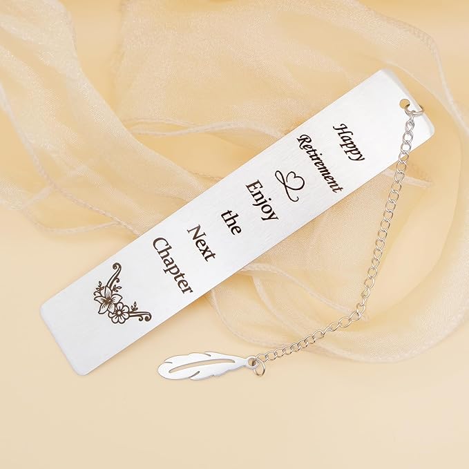 Retirement Gift for Men Women 2024 Happy Retirement Bookmark for Woman Coworker Boss Employee Leaving Away Gifts for Work Bestie Appreciation Book Mark for Retired Teacher Nurse Grandma Grandpa