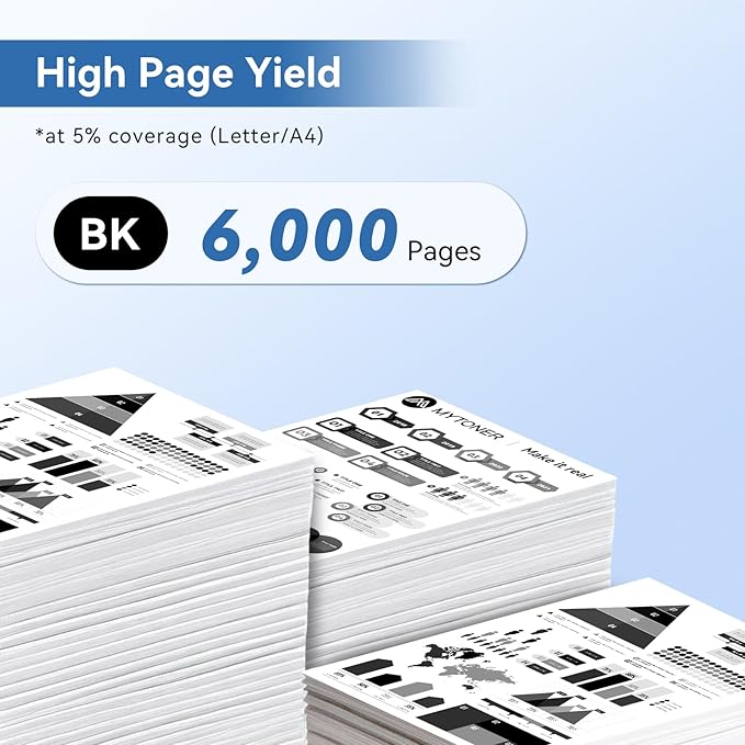 MYTONER Compatible Toner Cartridge Replacement for Brother TN920XL TN920 TN 920 XL for HL-L6210DW HL-L6210DWT HL-L5210DN HL-L5210DW HL-L5210DWT HL-L5215DW HL-L6310DW MFC-L6810D Printer, 2Pack