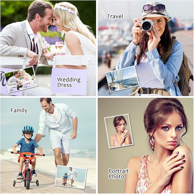 Uinkit 120 Sheets Presentation Paper Matte 8.5x11 Inkjet 48lb 180gsm Single Side Printable Photo for All Dye Ink Inkjet Printers