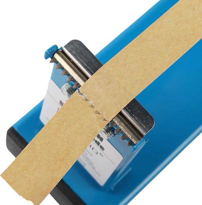 U.S. Solid Desktop Multi-Roll Tape Dispenser - 1.5 Inch Wide, 1 or 3 Inch Core, Iron, Blue