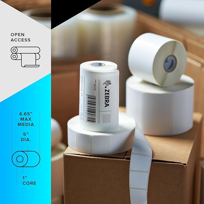 ZEBRA ZD621 Thermal Shipping Label Printer 4"| 203 DPI | No Ink Required | 4x6 | Wireless, USB, Serial, Ethernet, Tap to Print NFC | Color LCD | 2 Year Warranty | UPS/USPS/FedEx | Thermal Transfer