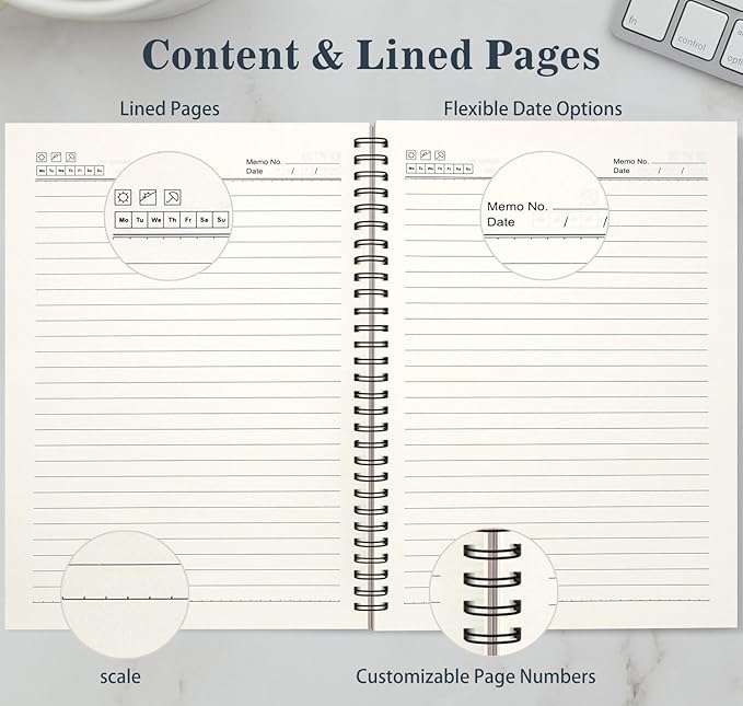 Spiral Journal Notebook for Women & Men,B5 Artistic Spiral Notebook: Orange & Black Cat with Little girl with red hat- Botanical Garden Edition