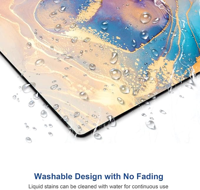 Mouse Pad, Abstract Marble Design Mouse Pad, Washable Square Cloth Mousepad for Office Laptop, Non-Slip Rubber Computer Mouse Pads for Wireless Mouse, Cute Mouse Pads for Desk