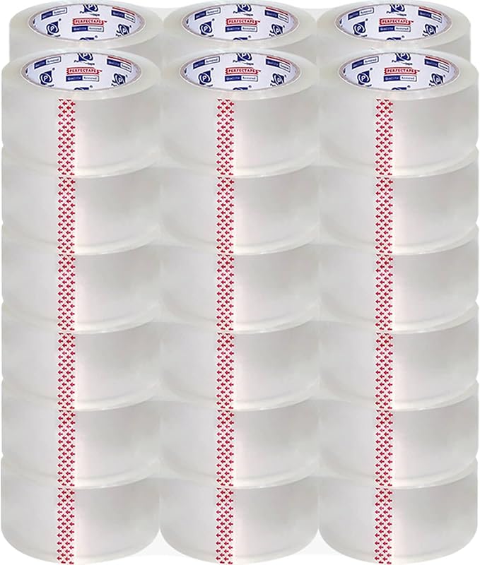 Heavy Duty Packing Tape 36 Rolls, Total 2160Y, Clear, 2.7 mil, 1.88 inch x 60 Yards, Ultra Strong, Refill for Packaging and Shipping