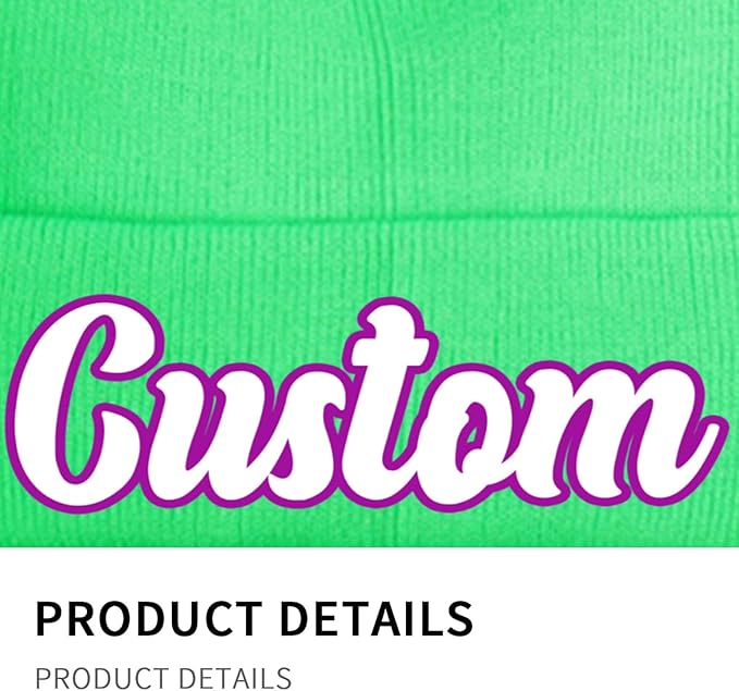 Custom Beanie with Photo Text Logo Design Your Own Personalized Knitted Hats Customized Beanie Custom Hats for Men Women