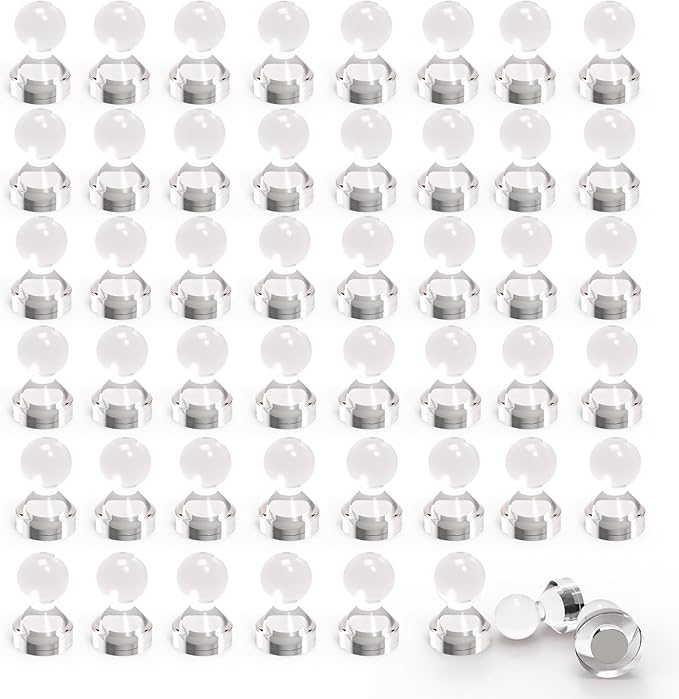 Ant Mag Magnetic Push Pins 48pcs Strong Whtieboard Pins Magnets Perfect Use for Map Fridge Kitchen Home Office Classroom