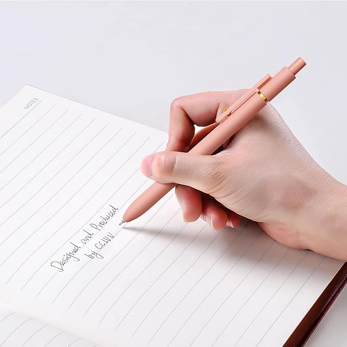 Ddaowanx 10 Pieces Gel Ink Pen Refills, Fine Point 0.5mm Tip Smooth Writing Quick Dry for Journaling Writing School Office Supplies (10 Pcs Gel Pen Refills, Black)