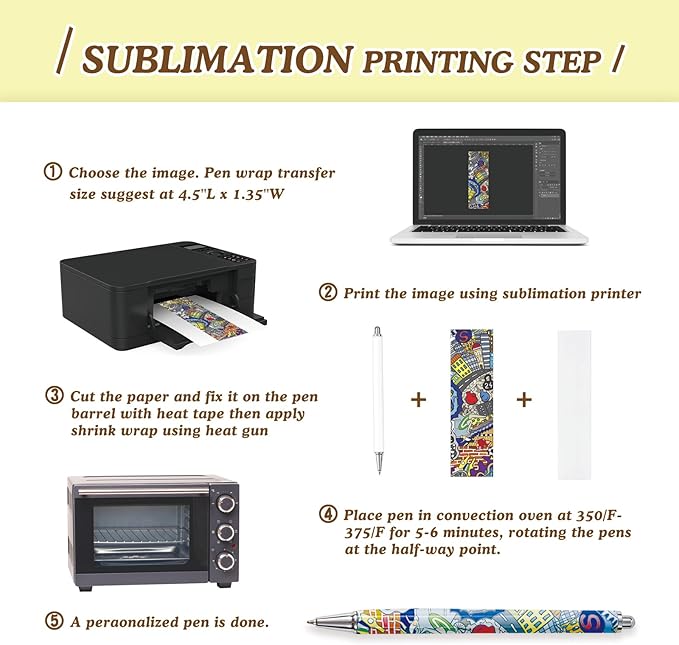 15 Pack Sublimation Pens Blank With Shrink Wrap, No Clip Heat Transfer Sublimation Ballpoint Pen, White Aluminum Personalized Customized Sublimation Pen for DIY Office School Stationery Supplies