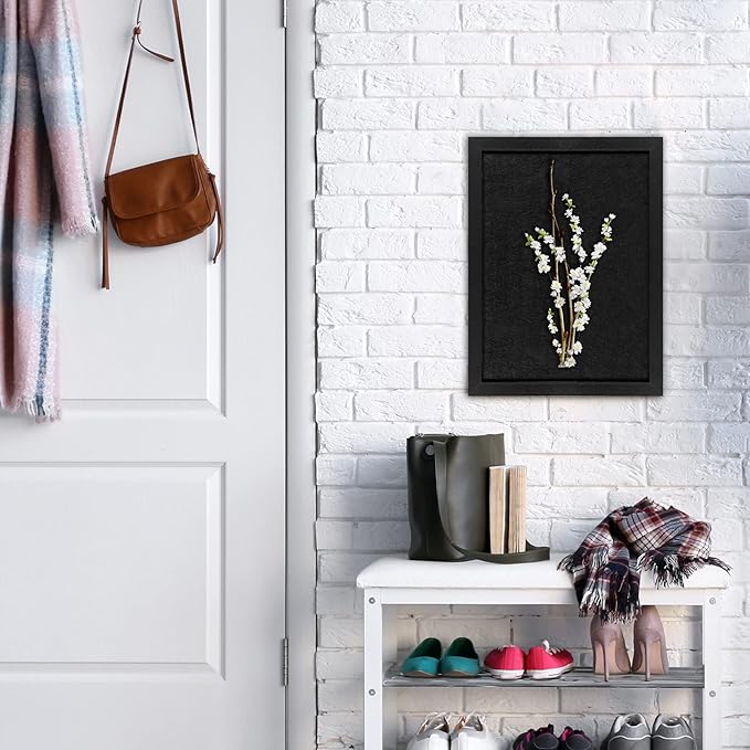 TORASO Cork Board Bulletin Board, Cork Boards for Walls with Pins, Eye Bolts, gaskets, Screws, Pin Board for Office, School and Home (All Black, 11“x14.5” - 2p)