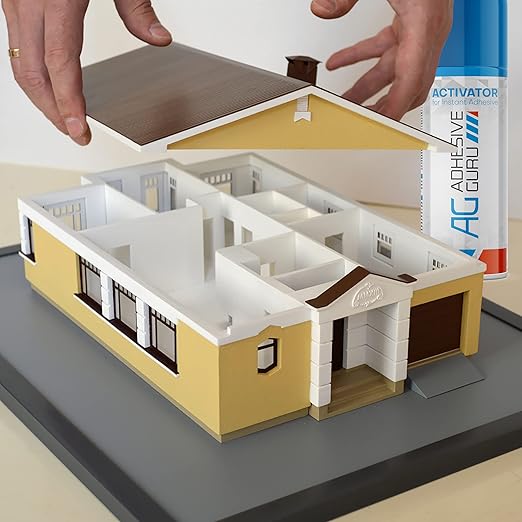 Adhesive Guru CA Glue with Activator - Woodworking Cyanoacrylate Glue (0.9 oz - 3.38 fl oz)