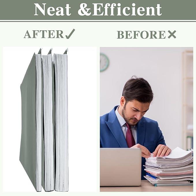 gisgfim 25 Pack Reinforced 11x17 Hanging File Folders 1/5 Cut Heavy Duty Hanging File Folders with Plastic Tabs & Label Cards Expanding Hangers File Organizer for Drawing Engineering Document (Green)