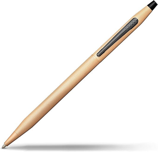 Cross Classic Century Refillable Ballpoint Pen Presented in a Luxury Gift Box - Medium Point, Black Ink, Brushed Rose Gold
