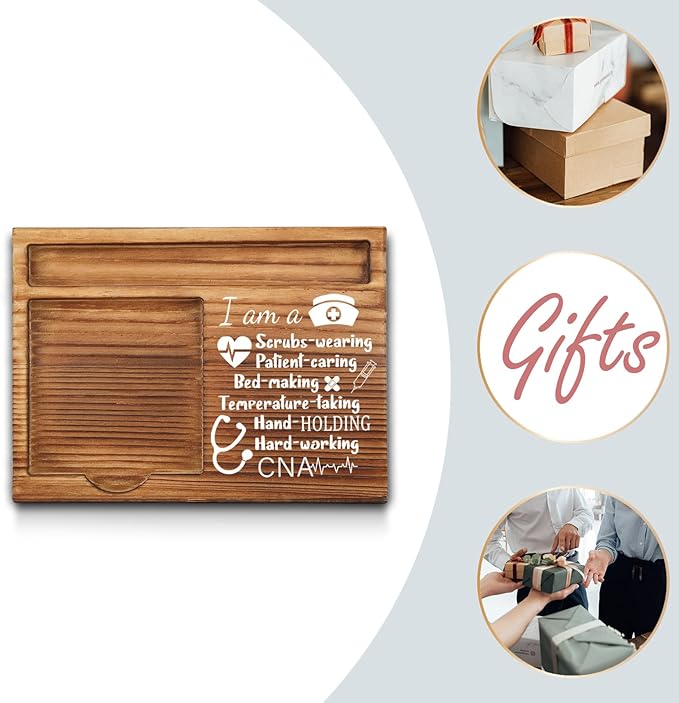 Certified Nursing Assistant Sticky Note Holder, CNA Appreciation Thank You Gifts, Certified Nursing Assistant Gifts, CNA Week Gifts Self-Stick Note Pad Holders GAA27