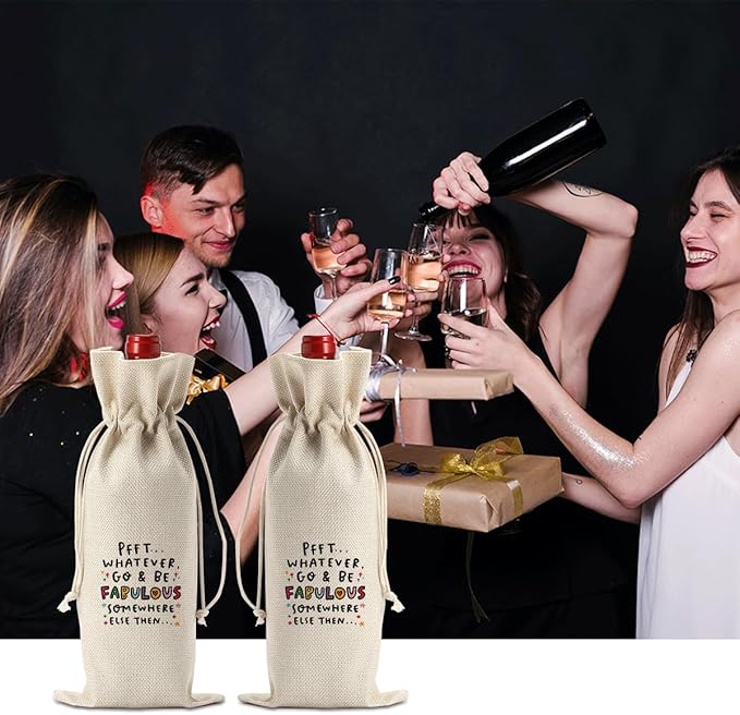 Funny New Chapter Wine Bag New Beginnings Gifts for Women Men Farewell Gifts for Friends Going Away Gifts for Coworkers Women Men Moving Away Gifts for Friends Retirement Gifts