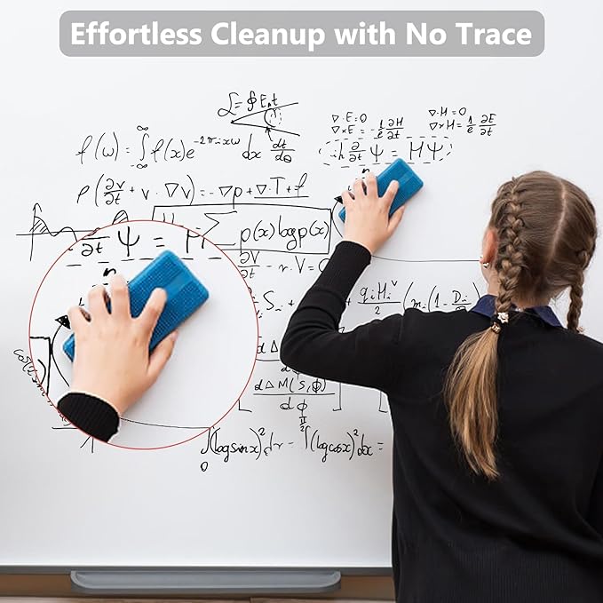 SFAIH Fine Tip Dry Erase Markers - 144 Pack Black Whiteboard Erasable Markers Bulk for Kids Adults, Ideal for Classroom School Office Home Use on White Board, Non-Toxic Easy Clean