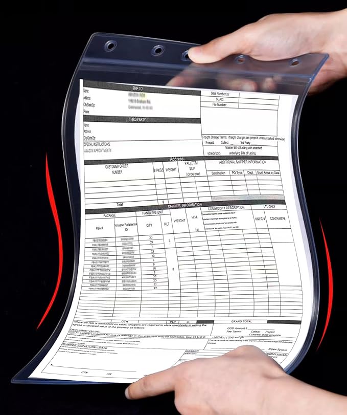 Bird Fiy Sheet Protectors 10 Pack 8.5" x 11" Waterproof Resealable Zip Wall Sign Holder Page Protectors Clear Photo Plastic Sleeves for Documents, Photos, and Wall Sign Display