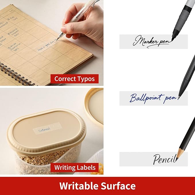 24 Rolls Invisible Tape Refills for Dispenser, Bulk Matte Finish Translucent Tape, 3/4 x 800 Inches, Engineered for Office School Home Repairing Correction and Labeling