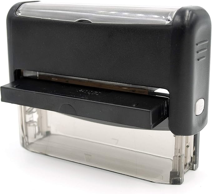 Custom Signature Stamp - Small and Wide C 15 Size Self-Inking Stamp Customized with Your Signature