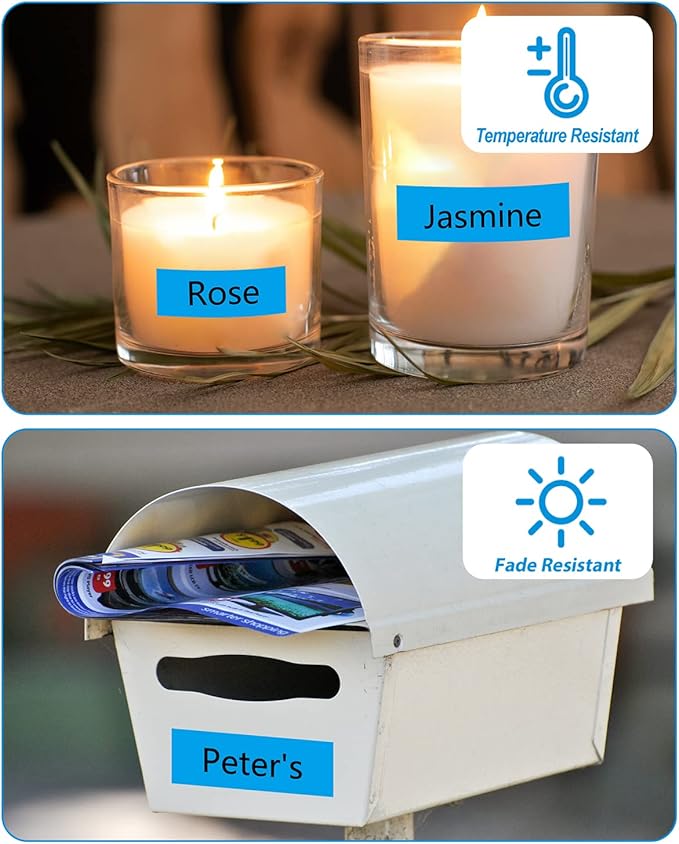 Weemay Compatible 3 Pack TZe-541 Replacement for Brother P-Touch Label Tape 18mm 0.7 Black on Blue 3/4 TZe TZ Tape TZ-541 TZ541 TZe541 for PT-D400AD PT-D610BT PT-D600 PT-D410 Printer, 0.7" x 26.2'