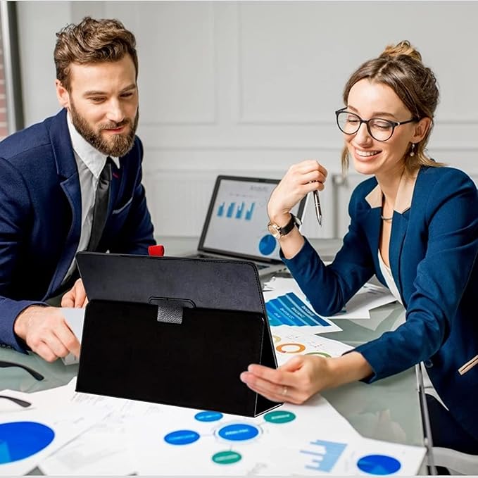Desktop Dry Erase Board,12" X 9" Small White Board,Portable whiteboard with Stand, Marker and Eraser Wipe, A4 Notebook White Board Easel for Kids Drawing on Desk, for Students Shool (Black) (Black)