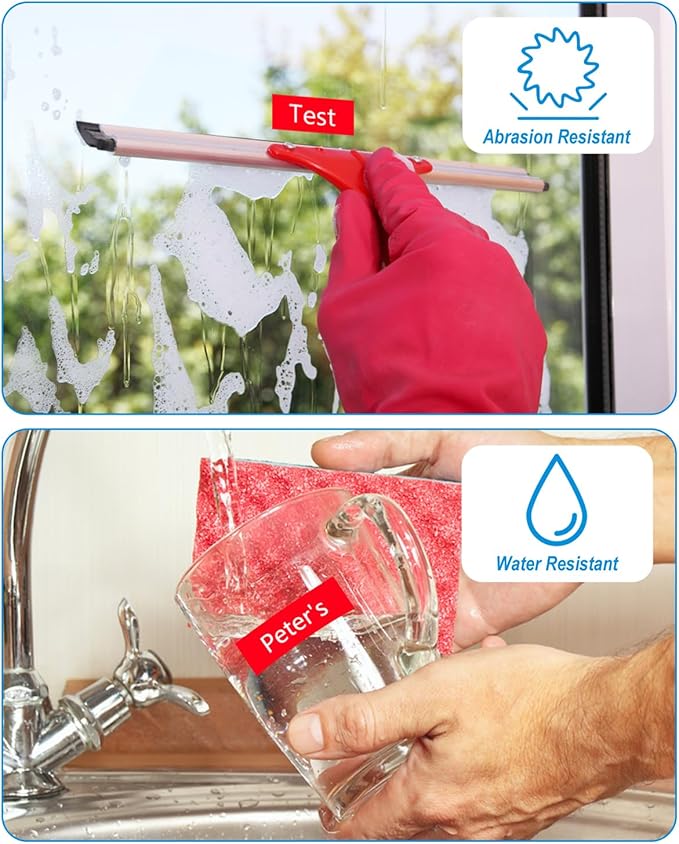 Weemay 3 Pack TZe435 12mm White on Red Laminated Label Tape Compatible with Brother Label Maker Tape TZe-435 TZe 435 TZ-435 TZ435 for PTouch PTD210 PTD220 PTH110BP PTD410 PTD600 Printer, 0.47" x 26.2'