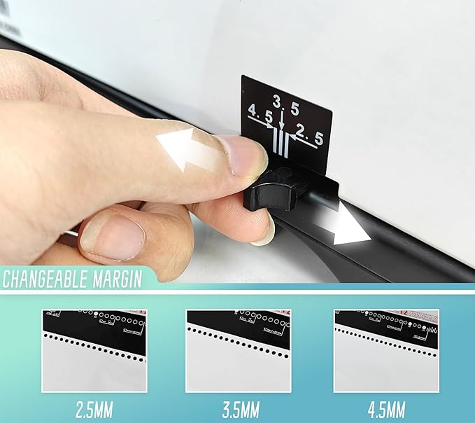 RAYSON P13 Manual Coil Binding Machine | Adjustable Side Margin | 12 Sheet Punch Capacity | Binds Up to 440 Sheets | Heavy-Duty Coil Crimping Pliers Included