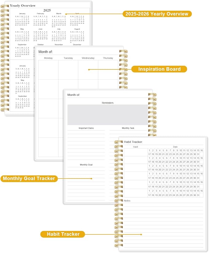 Academic Planner for 2026 or Anytime - 8.5" x 11" Undated Weekly Student Planner For Homeschool, High School, College & Nursing Students, 200 Pages, Green