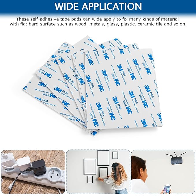 100Pcs Double Sided Foam Tape, Square Sticky Double Sided Adhesive Pads for Crafts, Self-Adhesive Double Sided Mounting Tape Heavy Duty for House Wall Decor - Double Sided Adhesive Tape 27 x 27 x 2mm