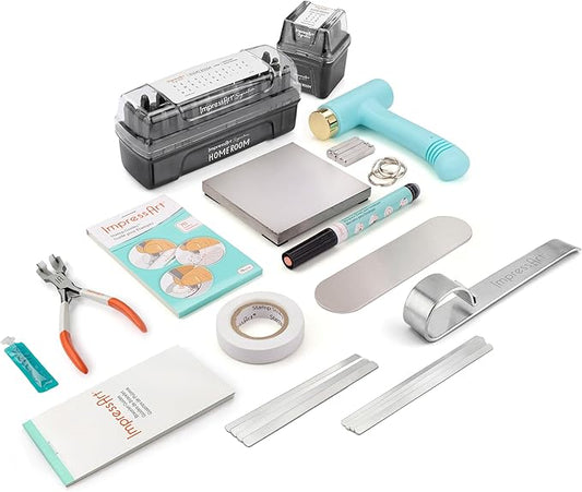 ImpressArt - Ultimate Metal Stamping & Bracelet Making Kit, Tools & Supplies for Metal Hand Stamping Craft Projects, DIY Jewelry Making & Keepsakes