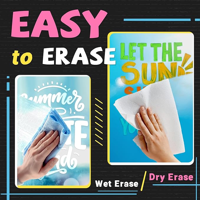 Window Chalk Markers for Glass Washable, 20 Colors Jumbo Liquid Chalk Marker with 15mm 3 in 1 Nib Thick Wide Tips, Big Chalkboard Markers, Car Paint Pen for Auto, Bistro, Mirror, Poster, Blackboards