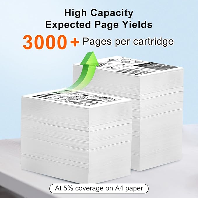 TN760 Toner Cartridge Replacement for Brother TN760 TN-760 TN730 TN-730 Black Toner for HL-L2350DW HL-L2370DW HL-L2395DW MFC-L2710DW MFC-L2750DW DCP-L2550DW Printer (2 Pack)