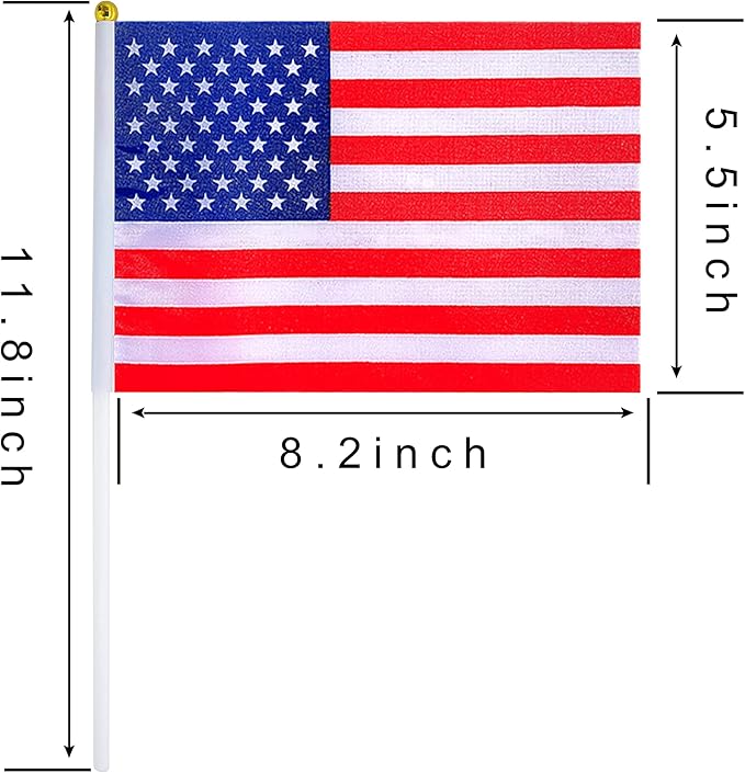 200 Countries International Stick Flags of the World Small Mini Hand Held Flags for Olympics,International Festival,8.2 x 5.5 Inch