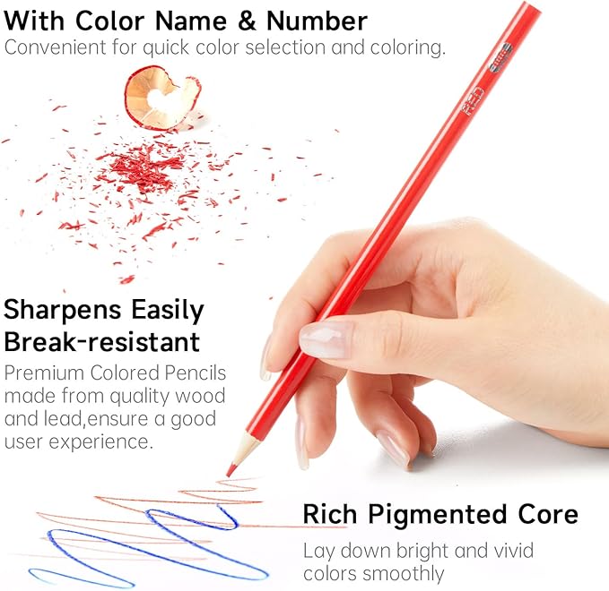 Shuttle Art Colored Pencils Bulk, 408 Pack Coloring Pencil Set Plus 20 Sharpeners, 12 Assorted Colors, Classroom Pack School Supplies