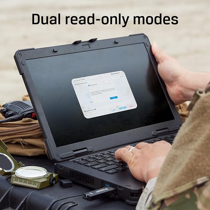 Kingston Ironkey D500S 32GB Encrypted Flash Drive | Dual Hidden Partition | FIPS 140-3 Level 3 | XTS-AES 256-bit | BadUSB and Brute Force Protection | Multi-Pin Option | IKD500S/32GB